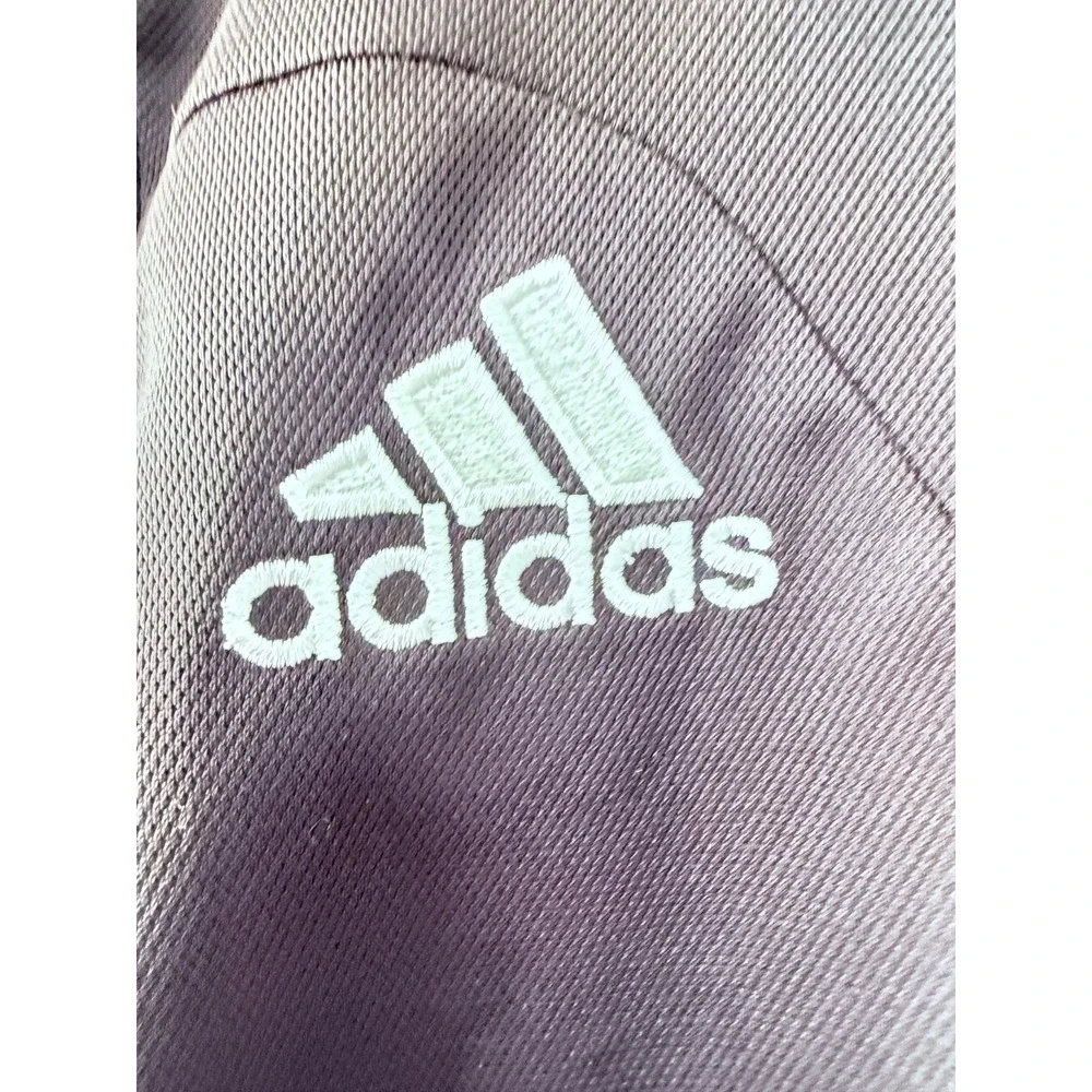 Adidas Climalite Men's Polo Shirt Size Medium Black White Stripe Athletic Golf M